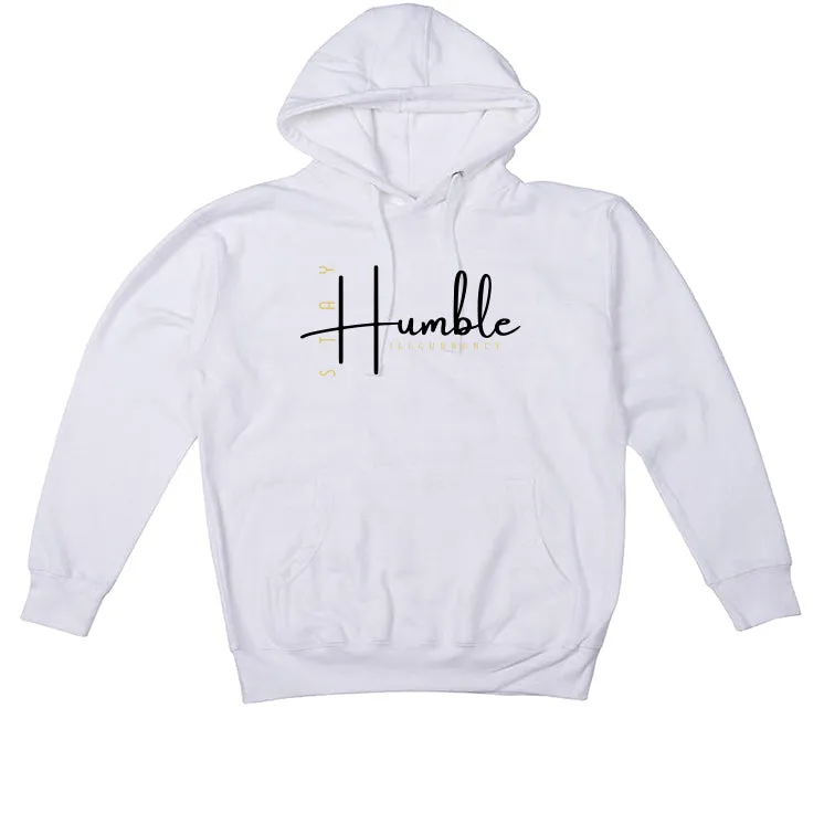 Air Jordan 11 Gratitude | ILLCURRENCY White T-Shirt (Stay Humble)