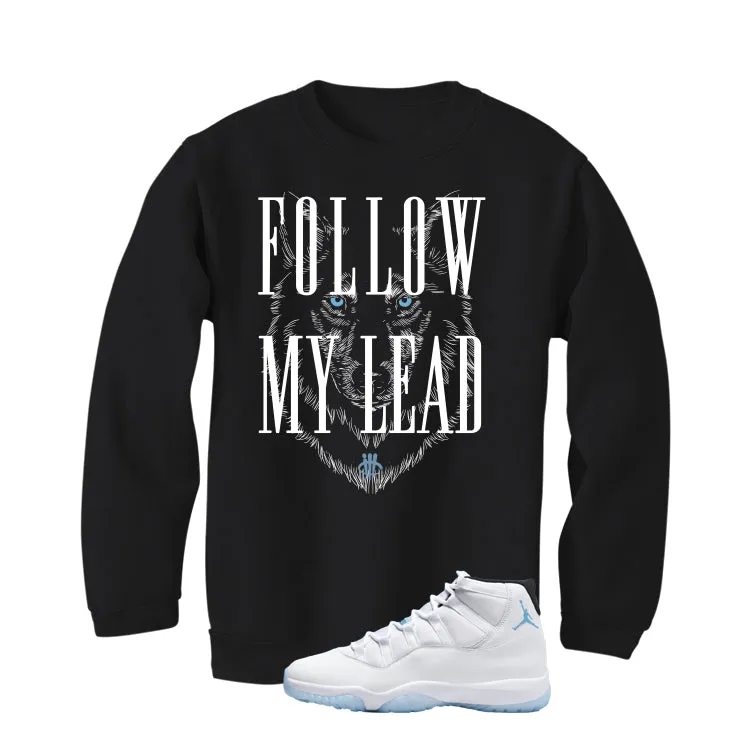 Air Jordan 11 Legend Blue Black T-Shirt (Follow My Lead)| illcurrency