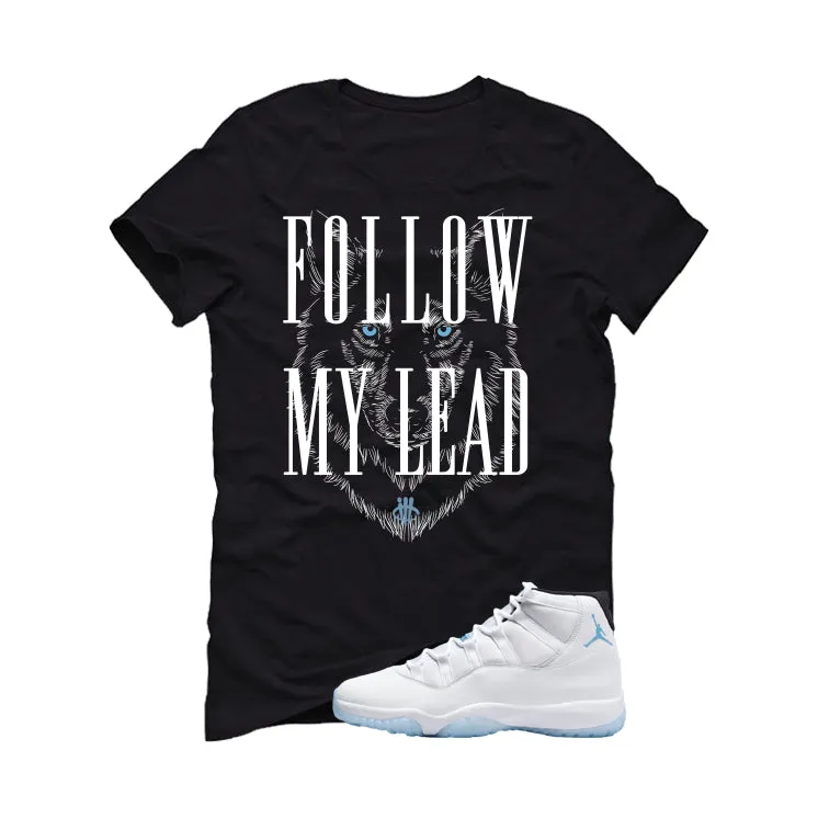 Air Jordan 11 Legend Blue Black T-Shirt (Follow My Lead)| illcurrency