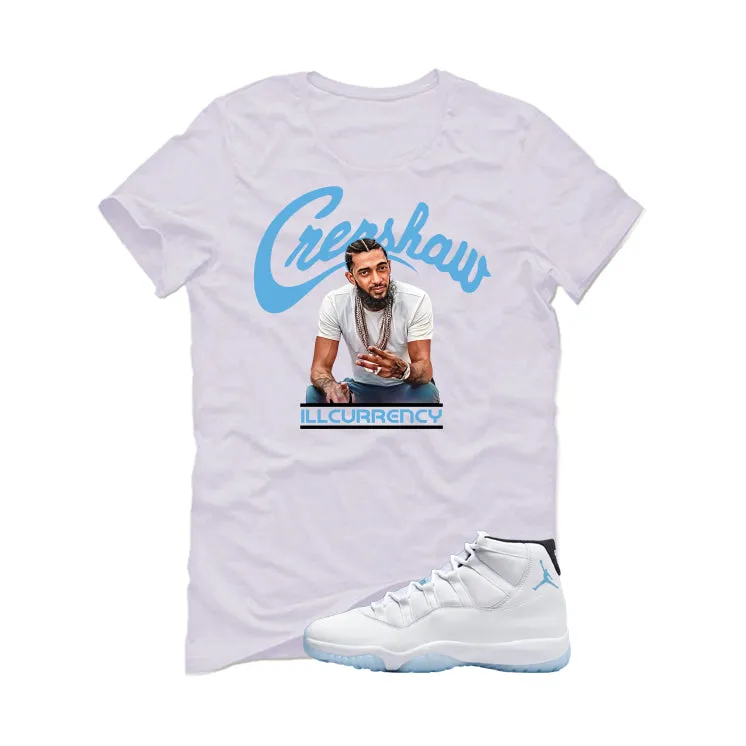 Air Jordan 11 Legend Blue White T-Shirt (Crenshaw)| illcurrency