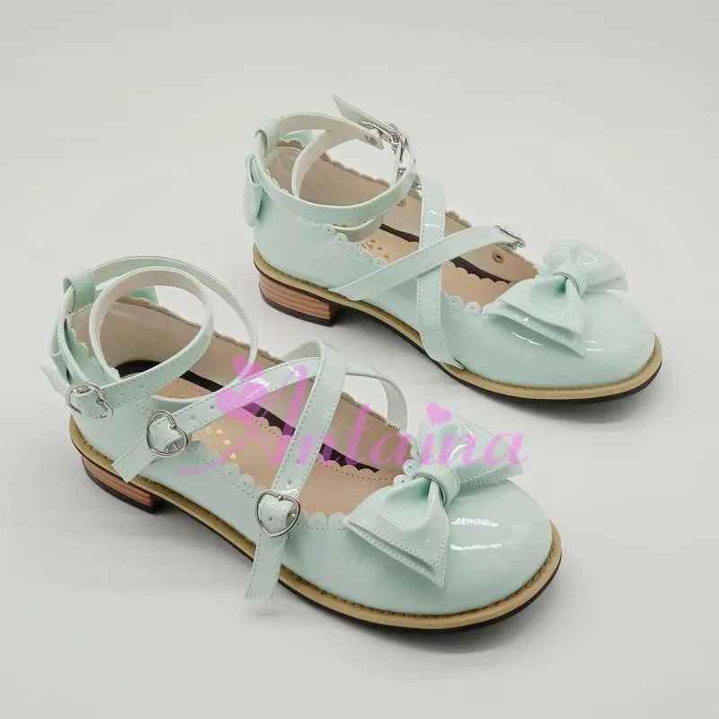 Antaina~Sweet Lolita Shoes Japanese Style Tea Party Lolita Shoes Size 42-45