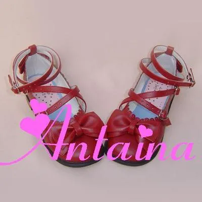 Antaina~Sweet Lolita Shoes Japanese Style Tea Party Lolita Shoes Size 42-45