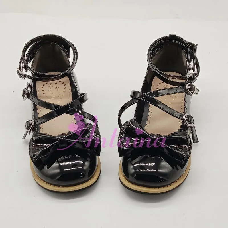 Antaina~Sweet Lolita Shoes Japanese Style Tea Party Lolita Shoes Size 42-45