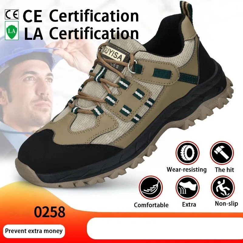 Anti-puncture Safety Casual Shoes For Men AMCS13 Work Sneakers