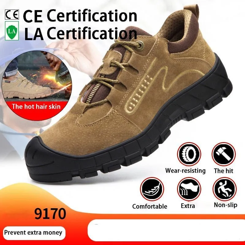 Anti-puncture Safety Casual Shoes For Men AMCS13 Work Sneakers