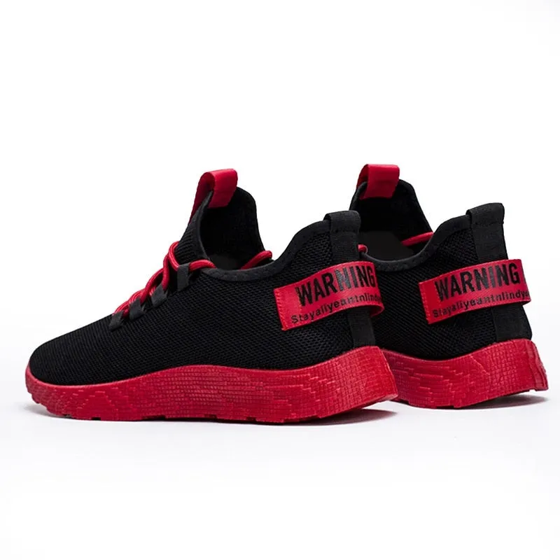 Black & Red Comfortable Sneakers