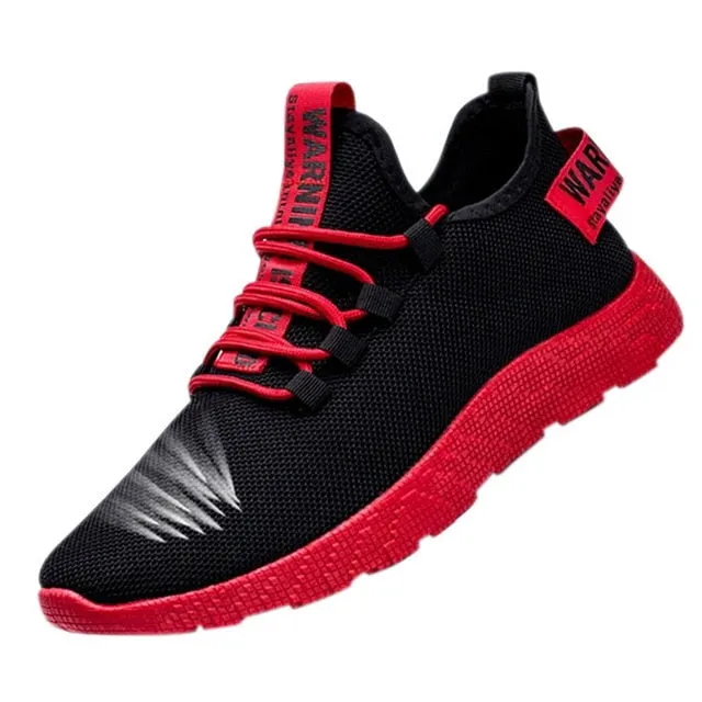 Black & Red Comfortable Sneakers