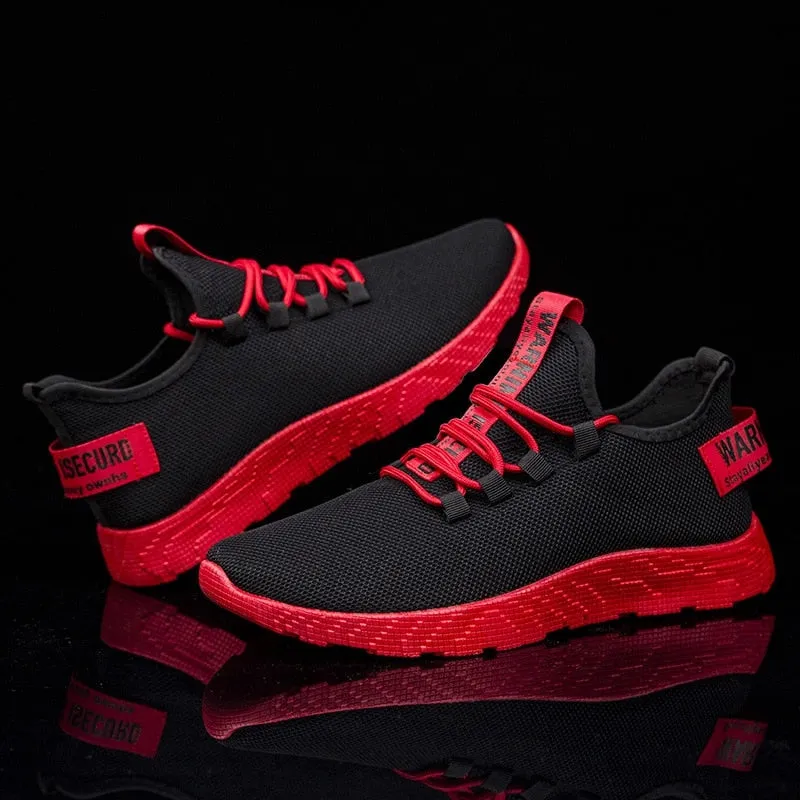 Black & Red Comfortable Sneakers