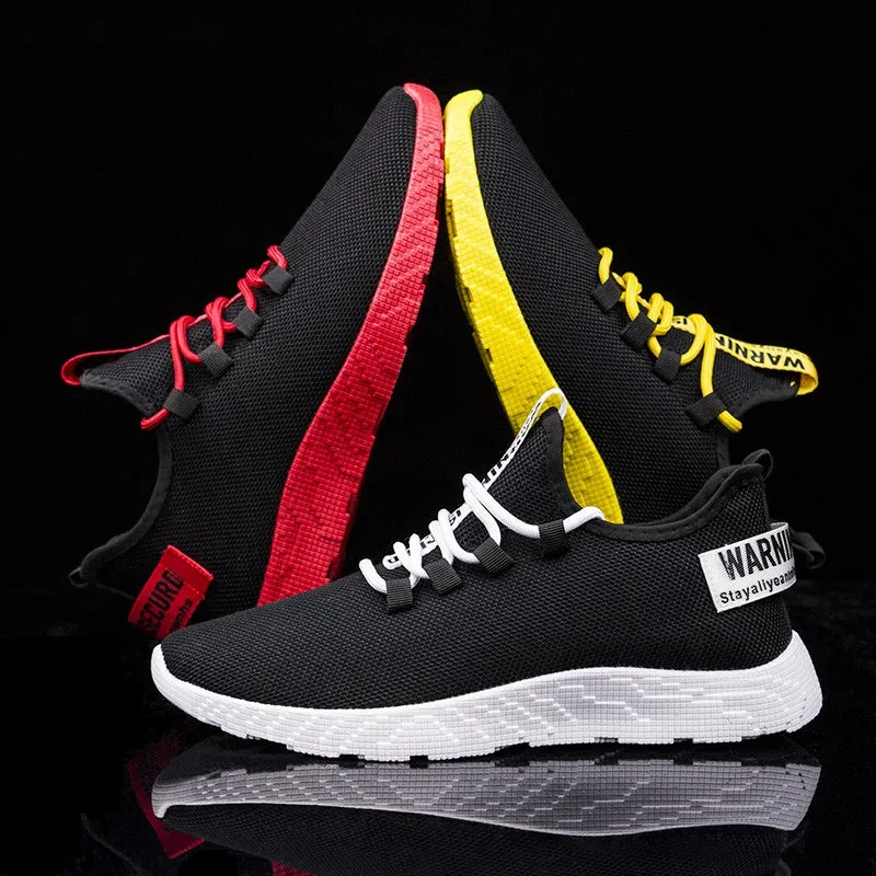 Black & Red Comfortable Sneakers