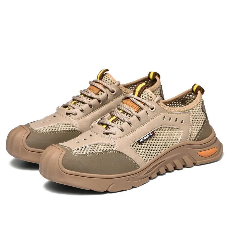 Breathable Mesh Safety Casual Shoes Work Sneakers For Men MCSIC35