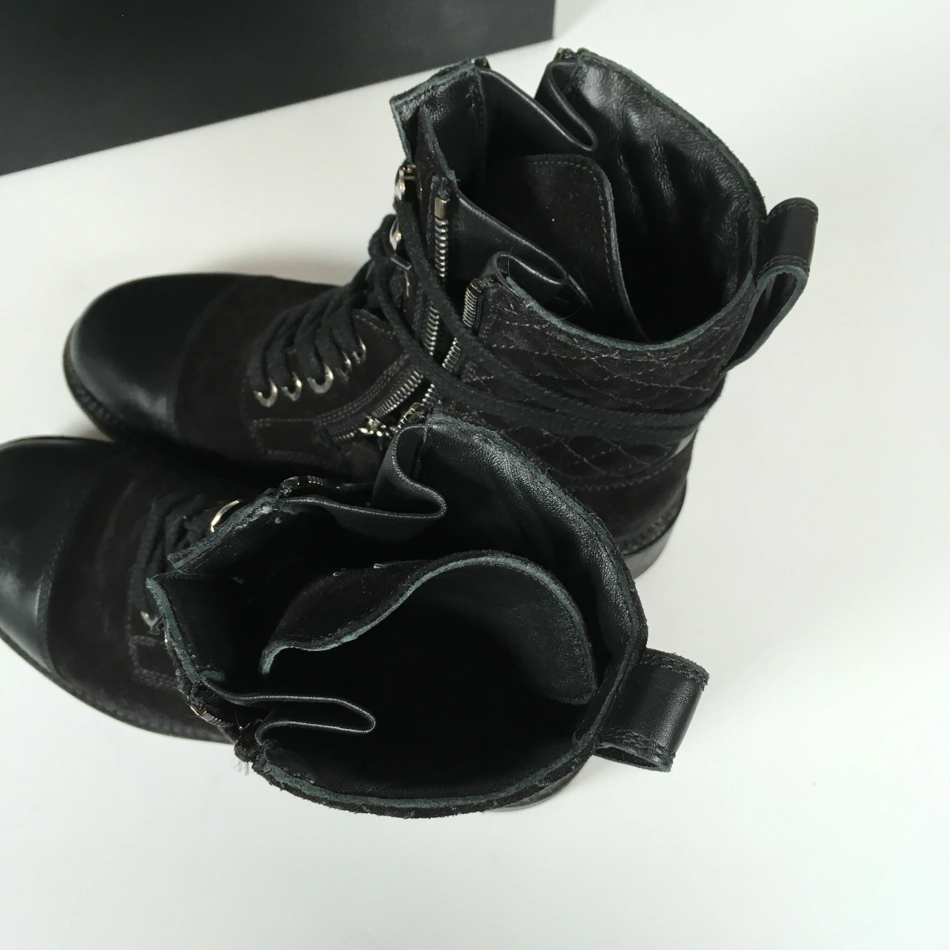 Chanel Combat Boots