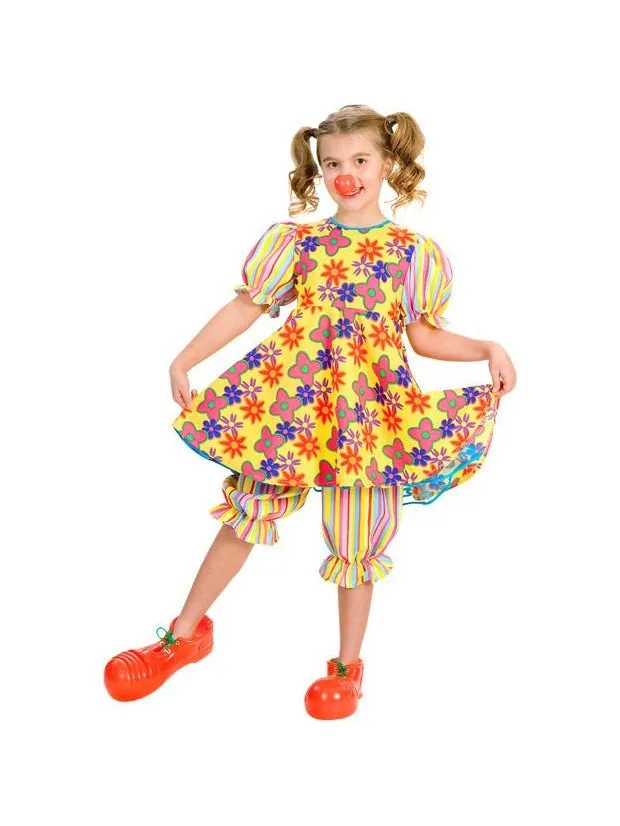 Child's Clown Dress Costume