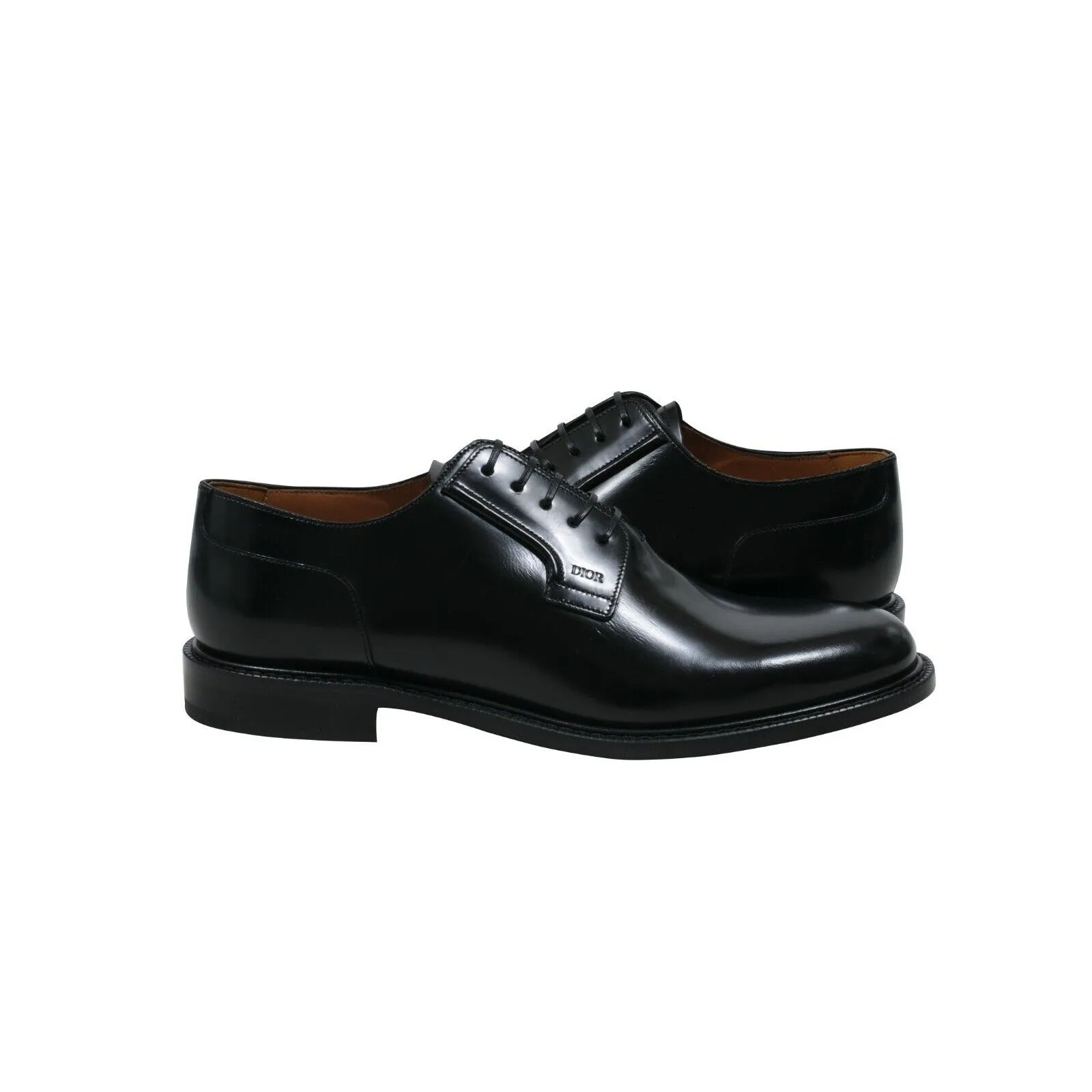 Derby Oxford Polished Calfskin Wing Tip Dress Shoes