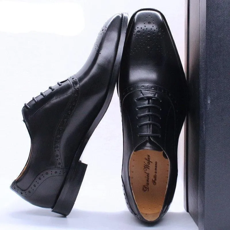 Dress Shoes -  Axel Leather Lace-Up Men Shoes