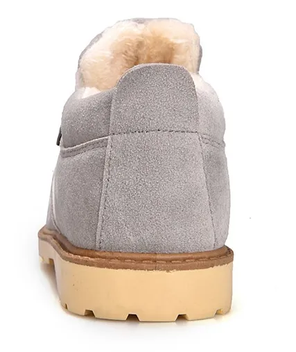 Fashionable Men's Casual Winter Boots With Fur