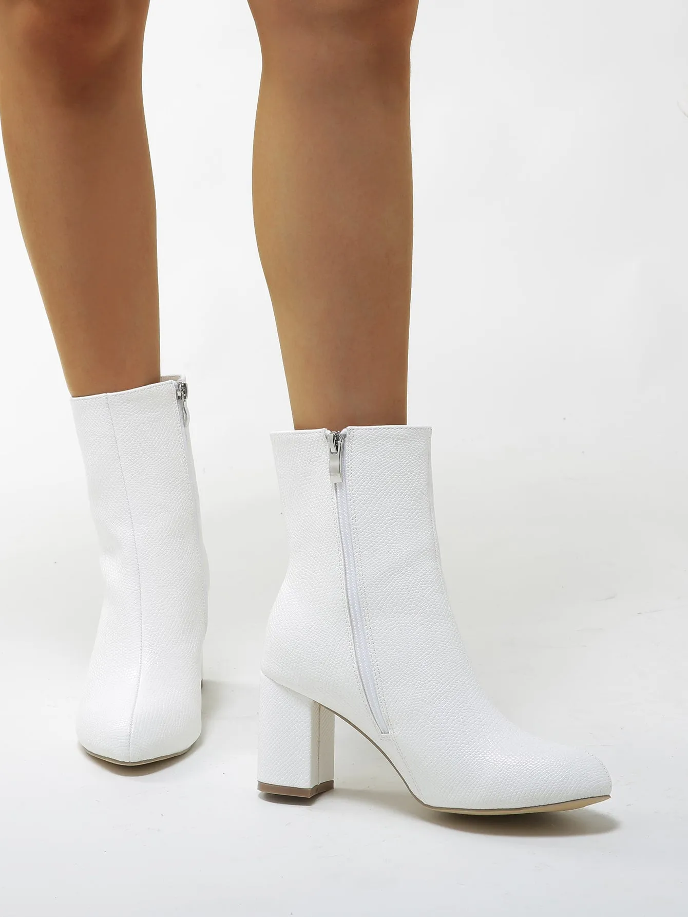 Fashionable Side Zipper Boots