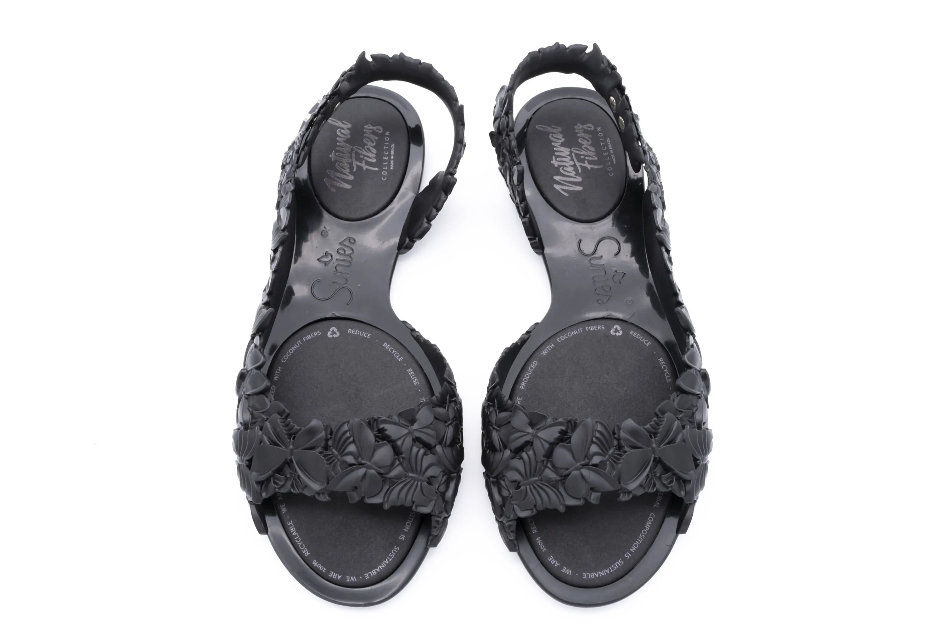 FLEXI Butterfly Black Sandal