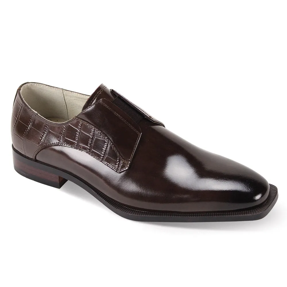 Giovanni Sullivan Leather Slip-On Dress Shoes