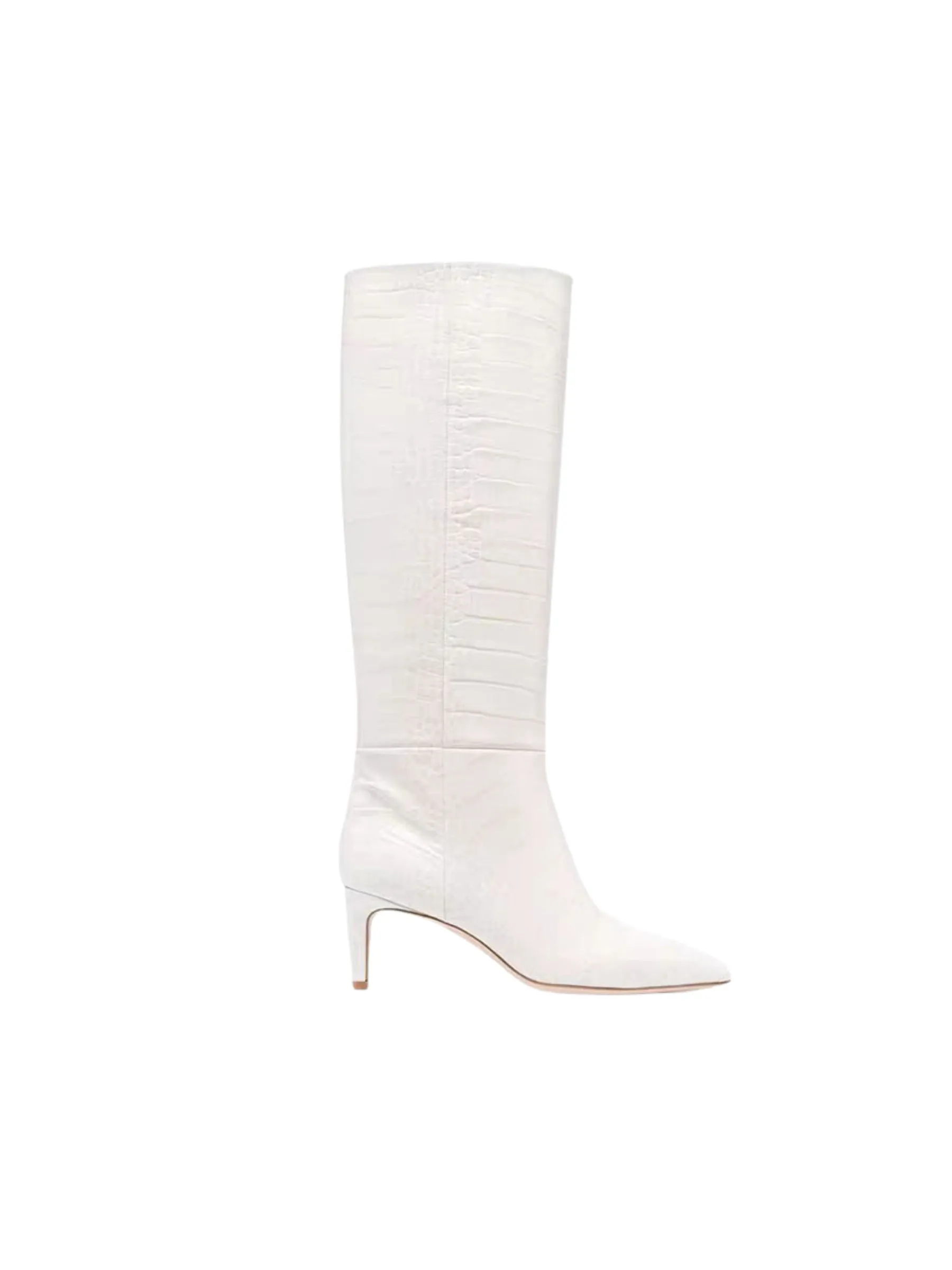 Irma Croc-Embossed Knee-High Boots