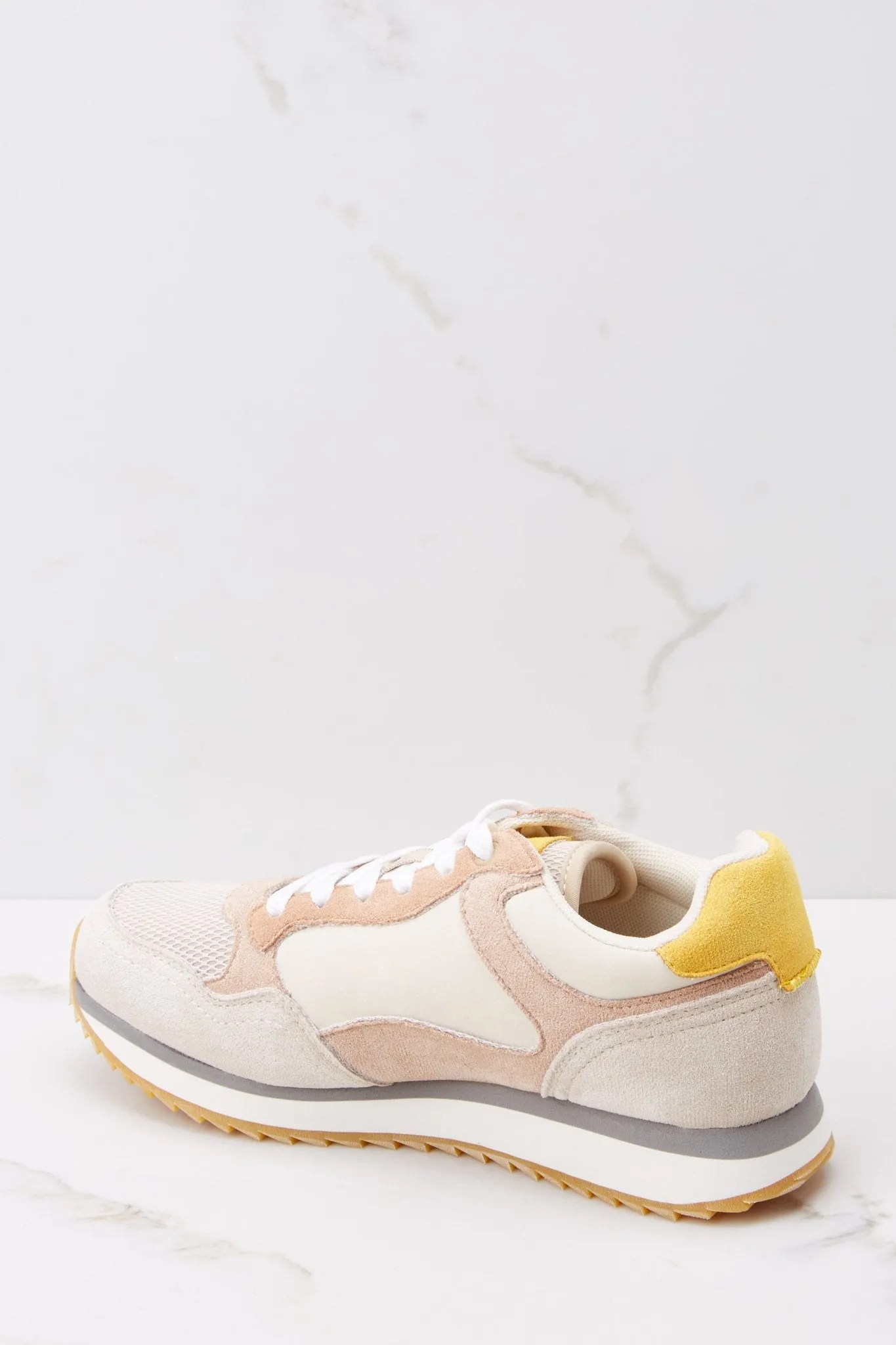 It's A Necessity Taupe Sneakers