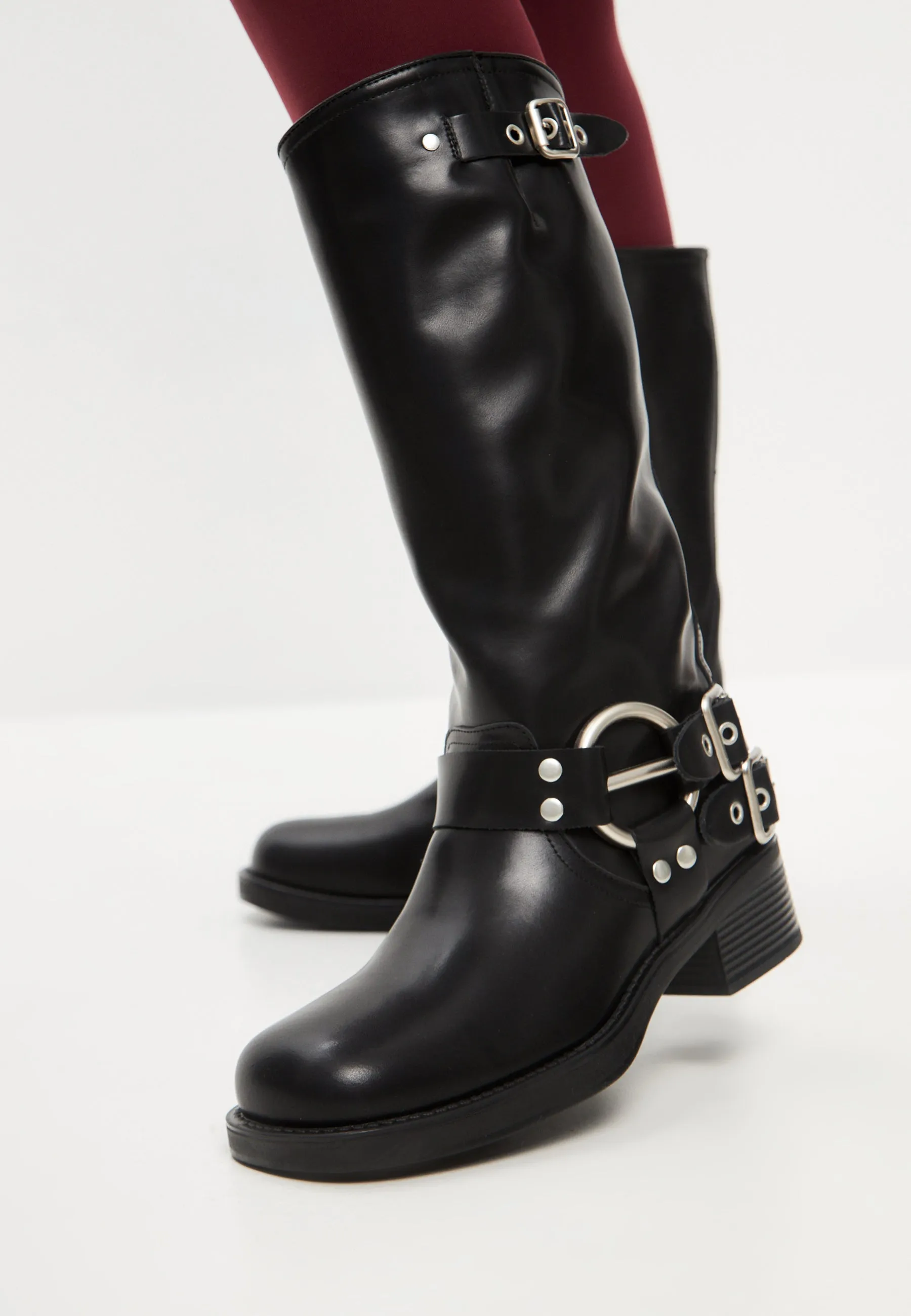 Leather  Boots Lily - Black