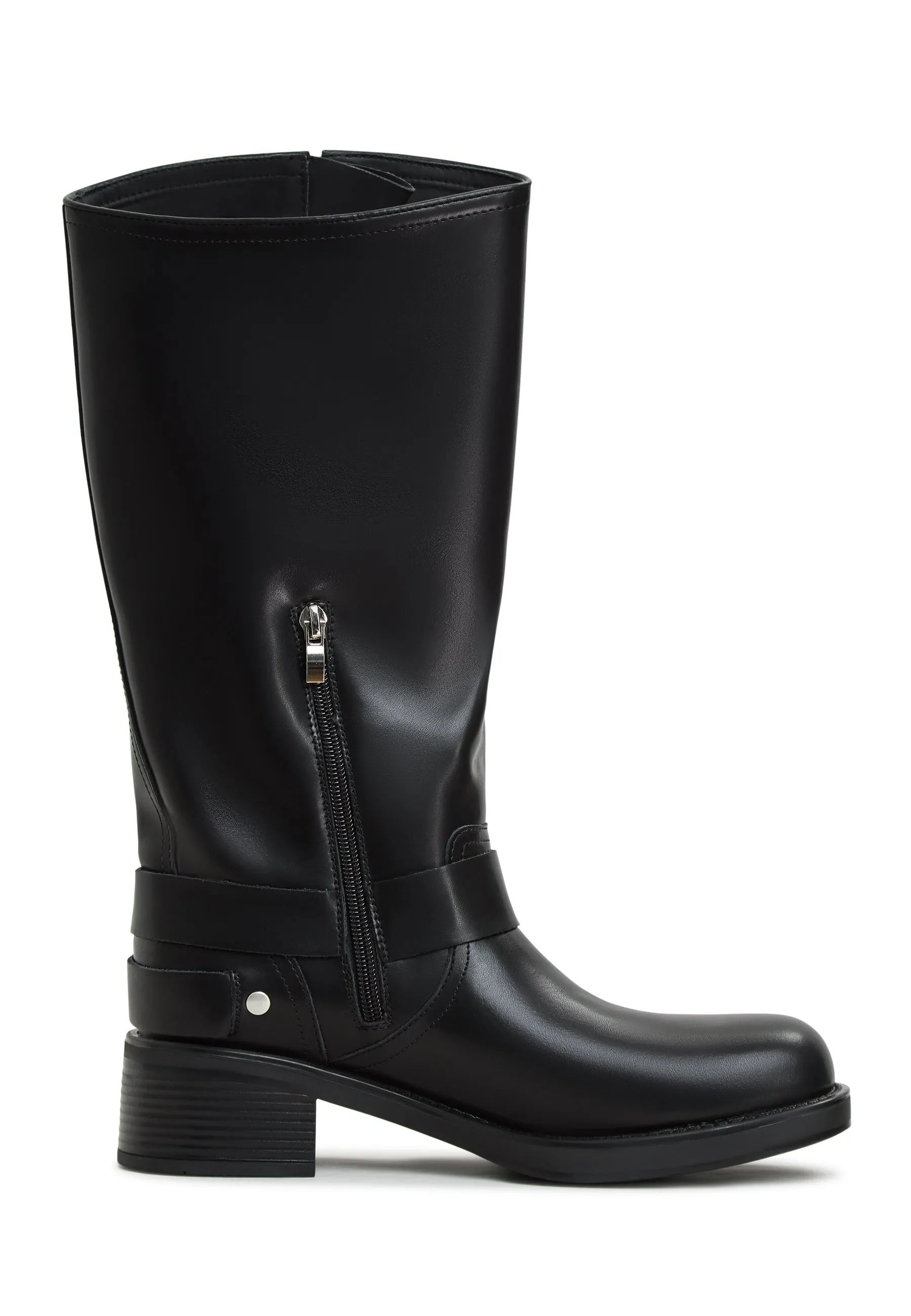 Leather  Boots Lily - Black