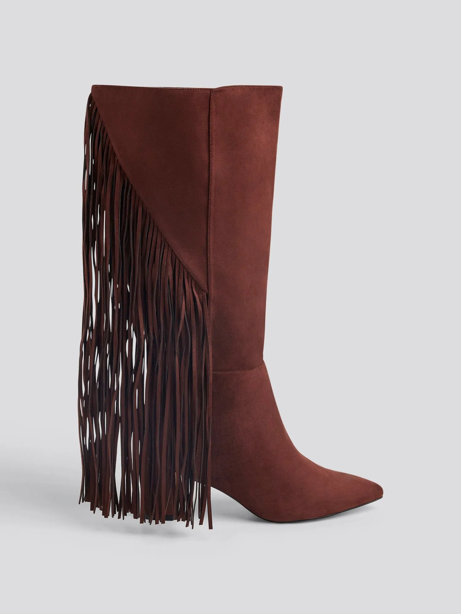 Luaralyn Wide Calf Fringe Western Boots