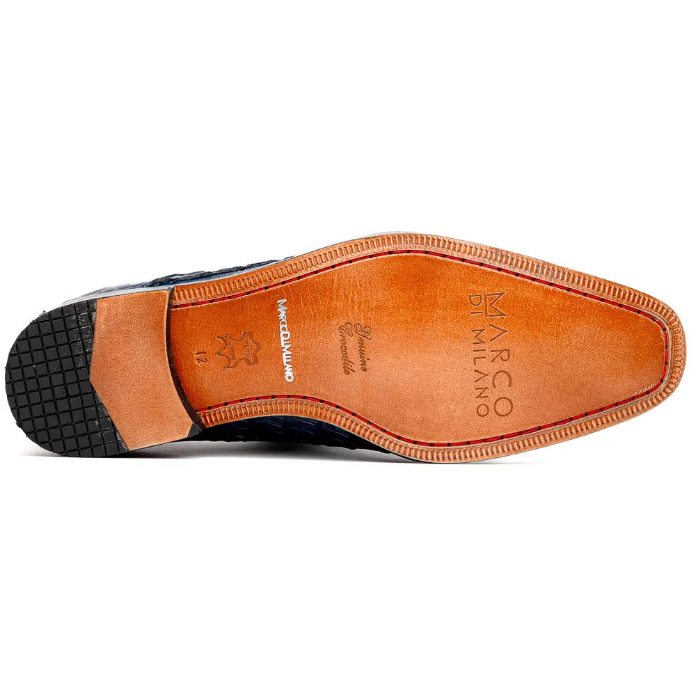 Marco Di Milano Cancun Caiman Fuscus and Leather Gray