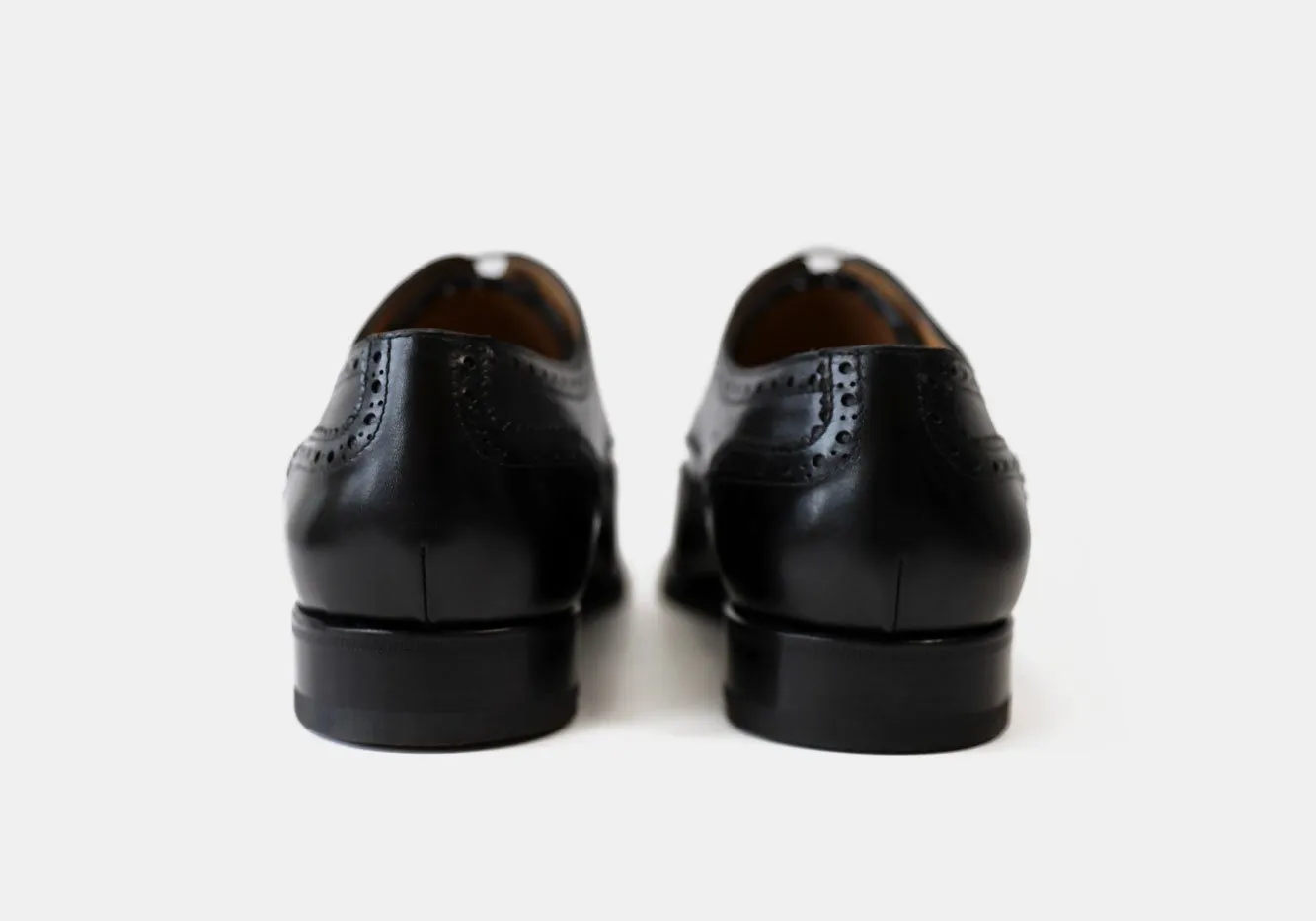 Tangier Black Balfort Leather Wingtip