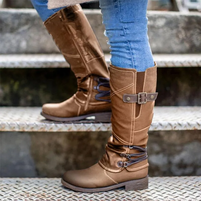 Vegan Leather Cowboy Boots with Heel for Women | Ideal for Everyday Wear