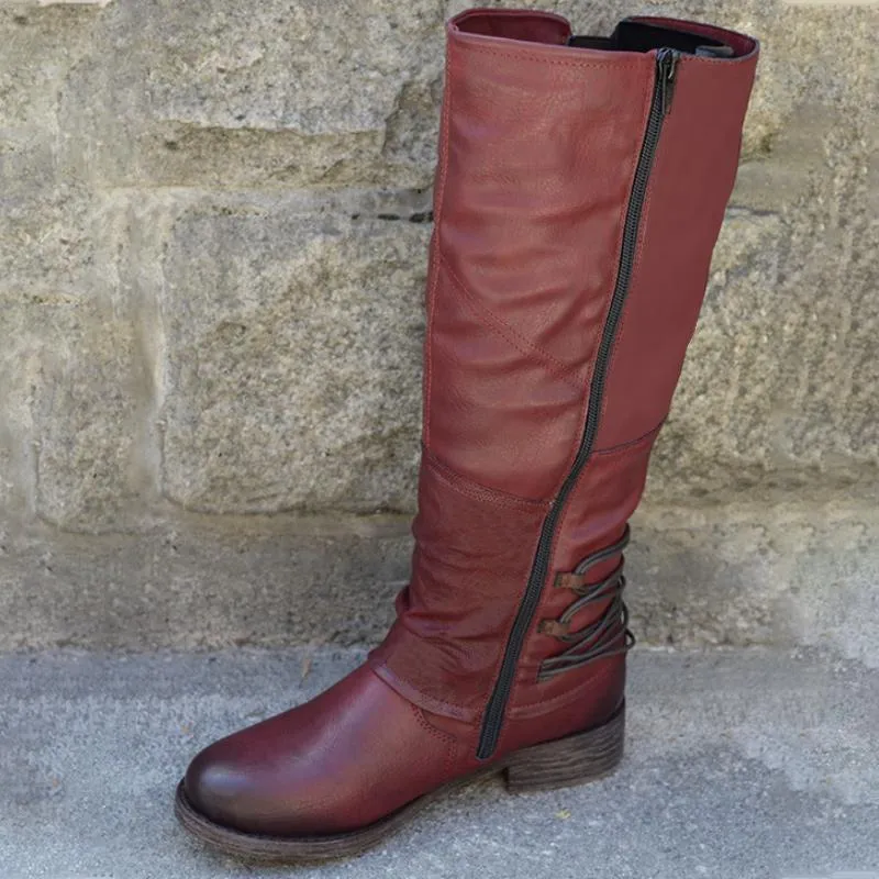 Vegan Leather Cowboy Boots with Heel for Women | Ideal for Everyday Wear