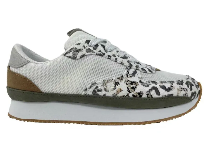 Very G Runner Cream Leopard Sneakers