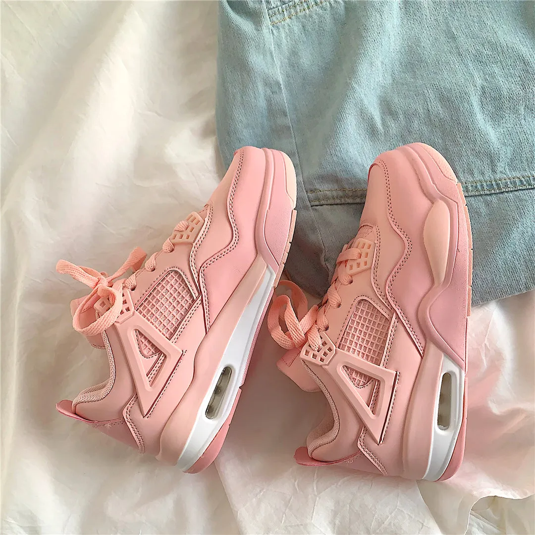 Wild Girl Pink Sporty Sneakers Shoes