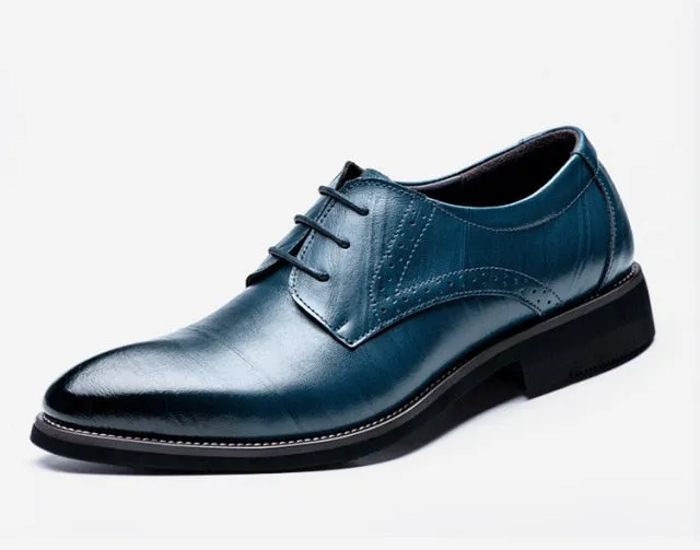 Wingtip Carved Italian Oxfords