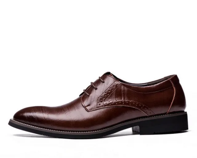 Wingtip Carved Italian Oxfords