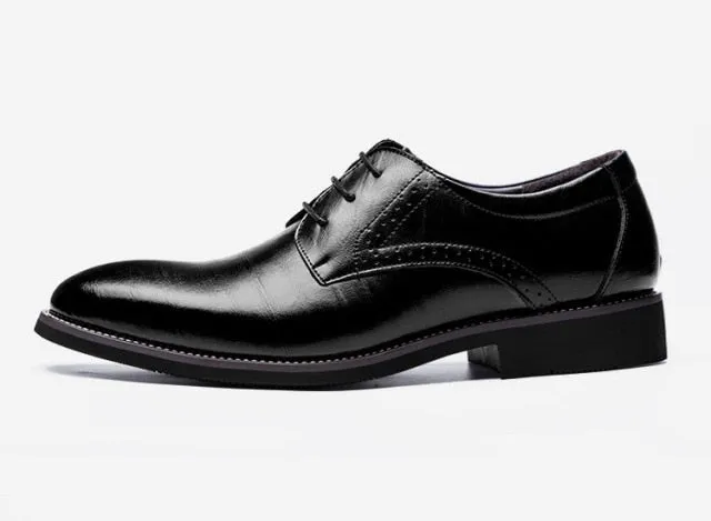 Wingtip Carved Italian Oxfords