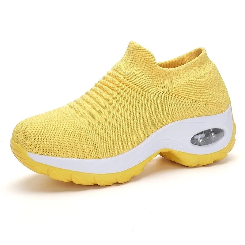 Women Comfortable Knit Slip-On Shoes