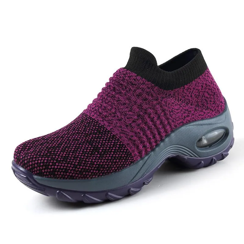 Women Comfortable Knit Slip-On Shoes