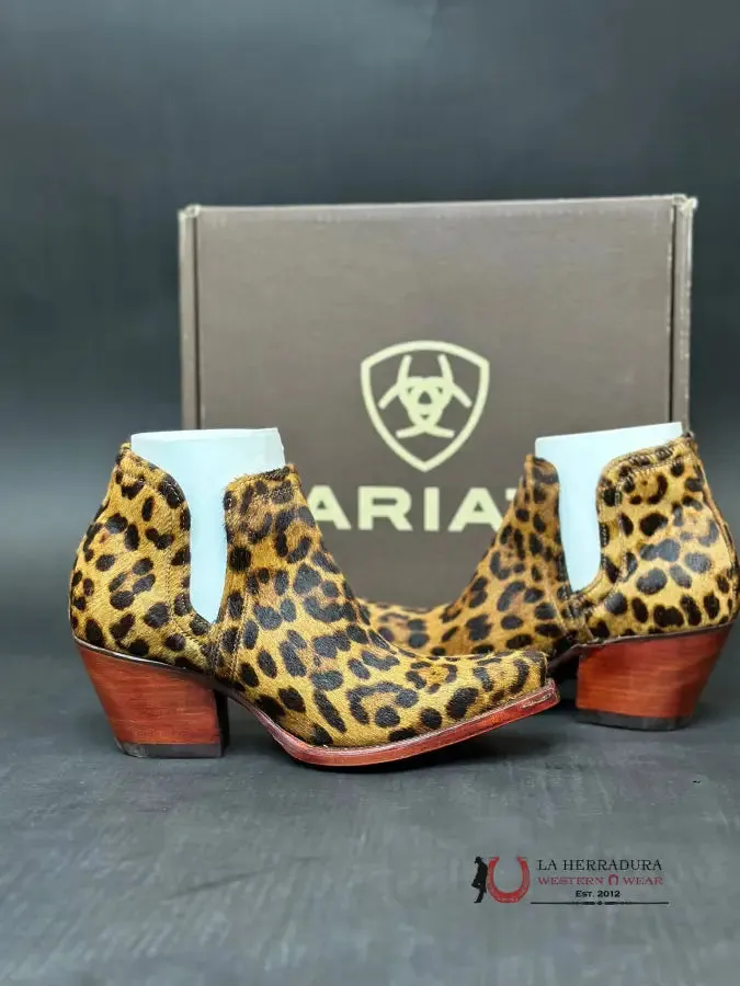 WOMENS ARIAT DIXON HAIRCALF LEOPARD HAIR ON