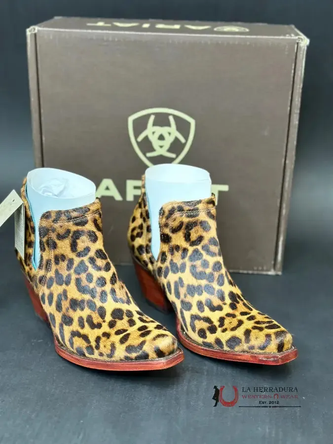 WOMENS ARIAT DIXON HAIRCALF LEOPARD HAIR ON