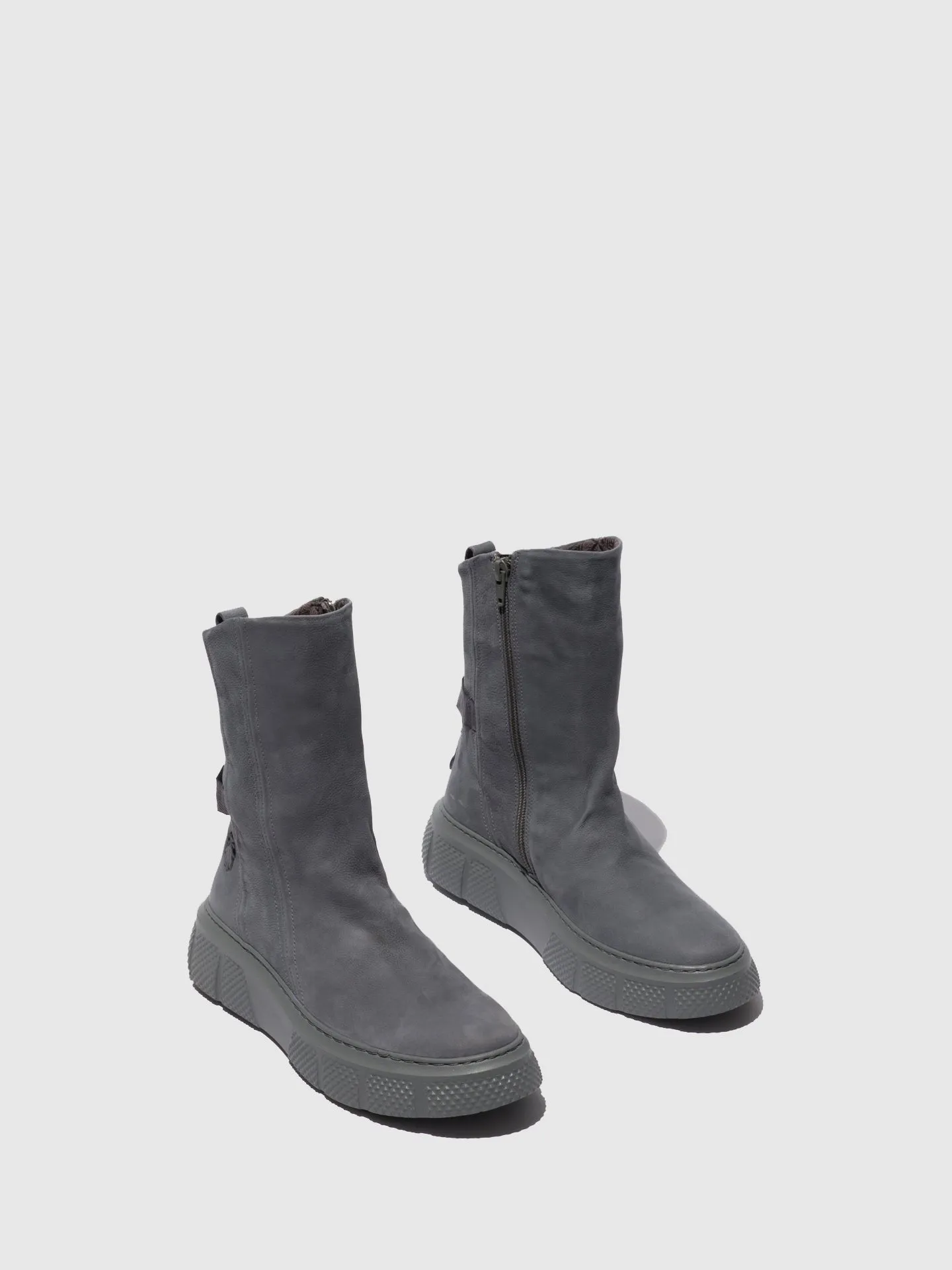 Zip Up Boots ESEN485FLY SORANO BLUE GREY